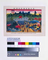 東京勧業博覧会図絵 日本橋模型・両太師堂 / Pictures of National Industrial Exhibition in Tokyo : Model of Nihombashi Bridge and Ryotaishido Hall image