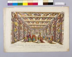 眼鏡絵 講和条約調印の景 / Perspective Peep Show Picture: Signing of Peace Treaty image