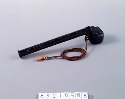 漢詩図桑名矢立 / Kuwana Yatate (Portable Writing Set) with Chinese Poem image