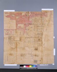 西丸御殿向表中奥惣絵図 / Document of Samurai Class Related to Blue Prints image