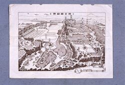 東京案内パンフレット 「練馬城阯豊島園案内」 / Tokyo Travel Guide Brochure "Guide to Toshimaen Amusement Park, the Site of Nerima Castle" image