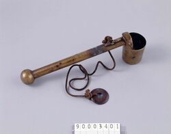 矢立(真鍮製矢立) / Portable Brush-and-Ink Case (Made of Brass) image