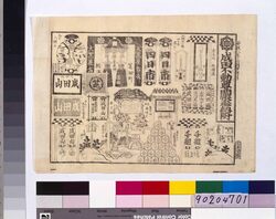 成田不動尊開帳奉納番附 image