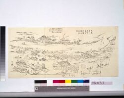 武蔵第一名所角田河絵図竝故跡附 image