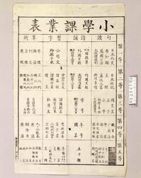 小学課業表 / List of Elementary School Lessons image