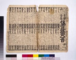 三ケ津大芝居役者見立百人一首 / Sanganotsu Ōshibai Yakusha Mitate, Hyakunin Isshu image