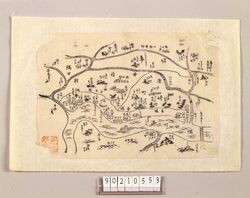 隅田川畔 墨東一覧図 / Sumida River Bank, Map of Bokutō image