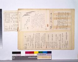 両国柳橋蕉門判者披露他貼交ぜ / Collage of Hanja Shōmon Hanja Hirō in Ryōgoku Yanagibashi image