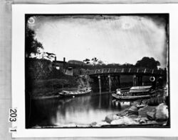 旧江戸城写真ガラス原板　昌平橋 / Shohei Bridge image