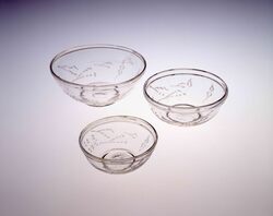 三ツ揃ガラス鉢 / Three-piece Glass Bowl image