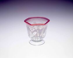 ガラス六角鉢 / Glass Hexagonal Bowl image