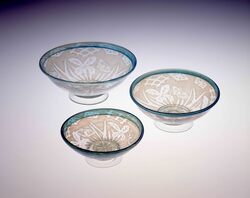 三ツ揃ガラス鉢 / Three-piece Glass Bowl image