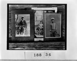 青年記念写真3枚 / Three Commemorative Photographs of Boys image