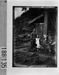 菜園の女性と少年 / Woman and Boy in Vegetable Garden image