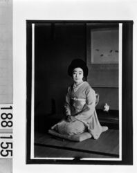 芸者写真 / Seated Geisha image