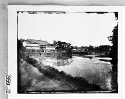 旧江戸城写真ガラス原板　 雉子橋門 / Edo Castle: Kijibashimon Gate image