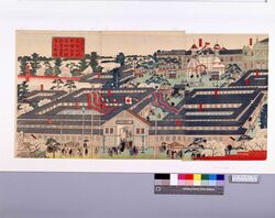 上野公園於開設第三回内国勧業博覧会之略図 / Overview of the Third National Industrial Exhibition Held at Ueno Park image