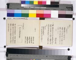 寛政九巳年十二月布衣被仰付候一件、寛政十午年正月御弓場始拝見一件 / Document of Laws image