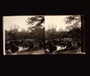 雑 別荘庭内 人物/Famous Views of Nikko: People in the Garden of a Country House image