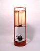 朱塗丸行灯 : 丸行灯/Vermilion-lacquered Round Andon Lamp: Round Andon Lamp image