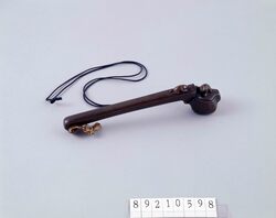 小熊飾矢立 / Decorative Yatate (Portable Writing Set) with Bear Cub image