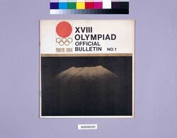 XVⅢ OLYMPIAD OFFICIAL BULLETIN No.1 / 18th Olympiad Official Bulletin No.1 image