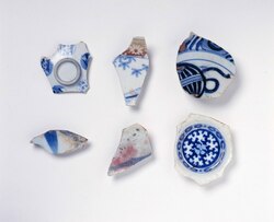 染付皿 底部 / Sometsuke Plate, Bottom image