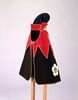 武家女子用火事装束 立烏帽子形火事頭巾/Samurai-Class Woman’s Firefighter Clothing: Tall Eboshi-Shaped Firefighter Hood image
