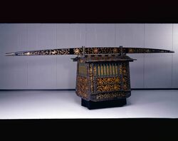 唐草揚羽蝶紋蒔絵女乗物 / Lady's Palanquin, with Arabesques and Swallowtail Butterfly Crests in Makie image