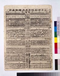 三ケ津惣役者見立地取角力 / Sanganotsu Sōyakusha Mitate, Jidori Sumō image