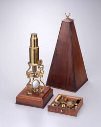 乃木希典遺品 双眼鏡 / Microscope image