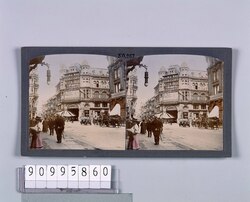 馬車、自動車の通る大通り(西欧風景)(No.267) / Scenes of Europe: Wide Street with Automobiles (No. 267) image