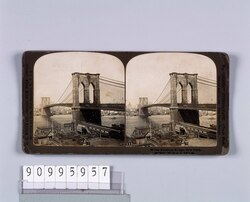 外国製ステレオ写真　The Brookiyn Brige,New York.(No.20) / The Brookiyn Brige,New York.(No.20) image