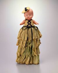 セルロイド人形 (紙製衣装付) / Celluloid Doll (with Paper Clothing) image