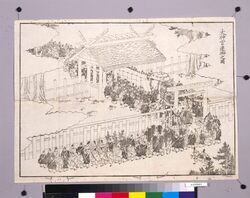 太神宮遷御之図 / Document of Samurai Class, Document Related to Blue Print image