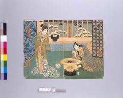 芝居絵　春日屋時次郎 山名屋浦里  image