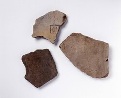 文字瓦(埼玉郡)(武蔵国分寺出土) / Moji Gawara (Excavated from Musashi Kokubunji image