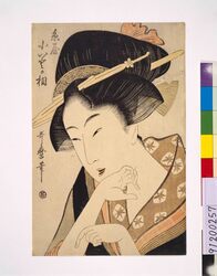 糸屋小いとか相 / Portrait of Koito of the Itoya Teahouse image