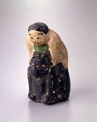 相良人形 熊乗り金太郎 / Sagara Ningyō Doll, Kintarō Riding a Bear image