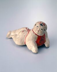 相良人形 這子 / Sagara Ningyō Doll, Crawling Child image
