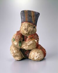 相良人形 亀持ち童子 / Sagara Ningyō Doll, Child Holding a Turtle image