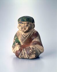 相良人形 座り庄屋 / Sagara Ningyō Doll, Sitting Shōya image