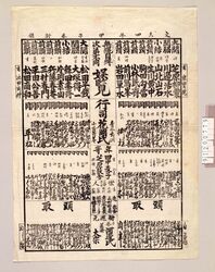 [文人墨客番付] / [Writer and Artist Ranking] image