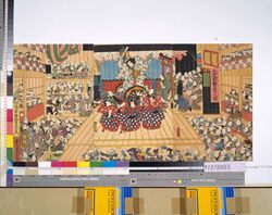 大芝居繁栄之図 / A Great Kabuki Theater Full of Customers image