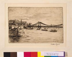 大東京名所十二景 清洲橋風景 / Twelve Famous Views of the Great Tokyo: Kiyosubashi Bridge image