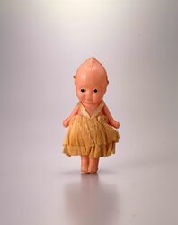 セルロイド人形[衣裳付きキューピー] / Celluloid Doll, [Kewpie with Clothes] image