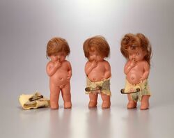 セルロイド人形 小児 / Celluloid Doll, Young Child image