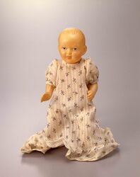 セルロイド人形 赤ん坊風(衣装付) / Celluloid Doll, Baby (with Clothes) image