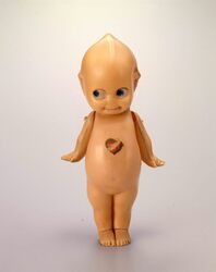 セルロイド人形 [キューピー] / Celluloid Doll, Kewpie image