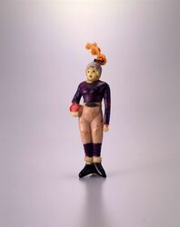 セルロイド人形 フットボール選手(紐付) / Celluloid Doll, Soccer Player (with String) image
